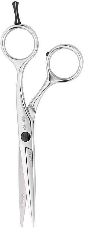 Ножницы парикмахерские прямые S-Line Supra Offset, 15.24 см - Tondeo 6" Black — фото N1