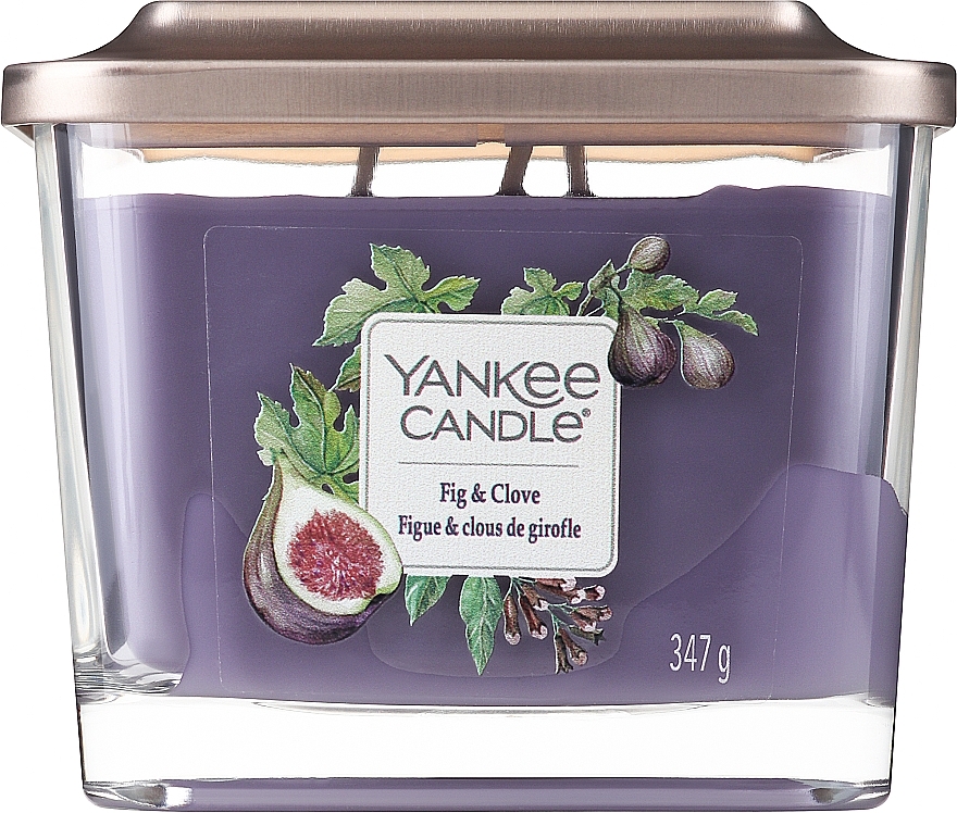 Ароматическая свеча - Yankee Candle Elevation Fig & Clove — фото N2