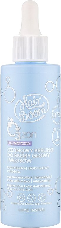 Энзимный озоновый пилинг для кожи головы и волос - BodyBoom HairBoom O3zon — фото N1