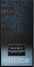 Духи, Парфюмерия, косметика Police Deep Blue - Набор (edt/100ml + shampo/100ml)