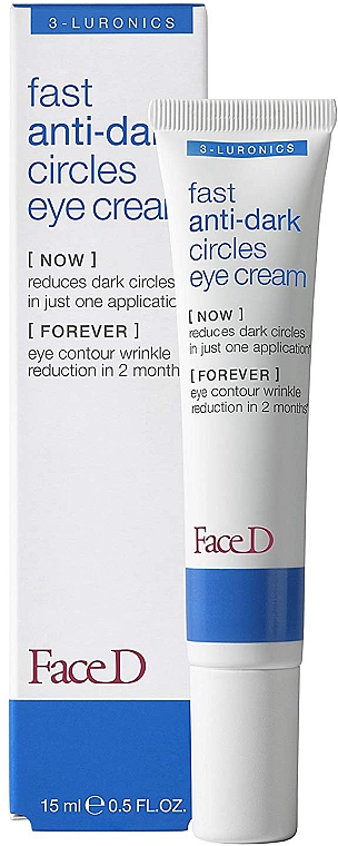 Крем для очей проти темних кіл - FaceD 3-Luronics Fast Anti Dark Circles Eye Cream — фото N1