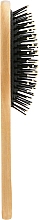 Масажна щітка для волосся, HB-03-06, дерев'яна овальна велика - Beauty LUXURY — фото N2