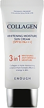 УЦЕНКА Солнцезащитный крем для лица с морским коллагеном - Enough Collagen 3in1 Whitening Moisture Sun Cream SPF50 PA+++ * — фото N2