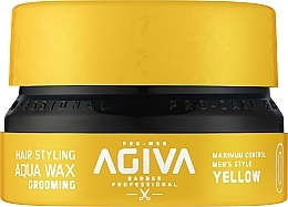 Парфумерія, косметика Віск для укладання волосся - Agiva Styling Hair Aqua Wax Grooming Yellow 04