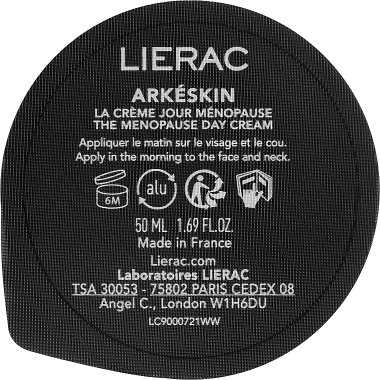 Денний крем для обличчя - Lierac Arkeskin The Menopause Day Cream Refill (змінний блок) — фото N2