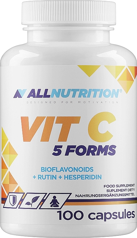 Харчова добавка «Вітамін С у 5 формах» - Allnutrition Vitamin C 5 Forms — фото N1