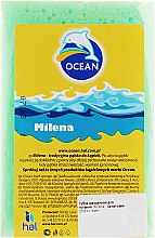 Духи, Парфюмерия, косметика Губка массажная для купания "Milena", салатовая - Ocean