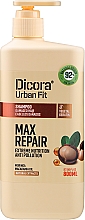 Шампунь для поврежденных волос - Dicora Urban Fit Shampoo Max Repair — фото N3