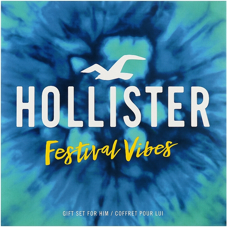 Hollister Festival Vibes For Him - Набор (edt/50ml + edt/15ml) — фото N1