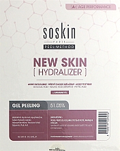 Парфумерія, косметика Набір "Нова шкіра" - Soskin New Skin Peeling Hydralizer (peel/gel/30ml + brush + cup)
