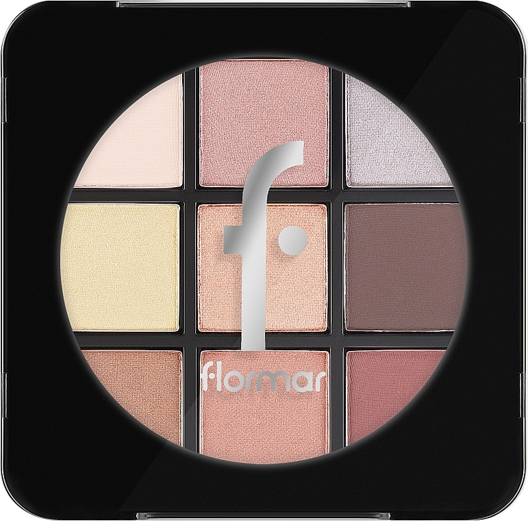 Flormar Eye Shadow Palette - Pretty By Flormar Eye Shadow Palette — фото N2