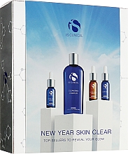 Духи, Парфюмерия, косметика Набор "Основной уход" - Is Clinical New Year Skin Clear (gel/180ml + ser/3х15ml)