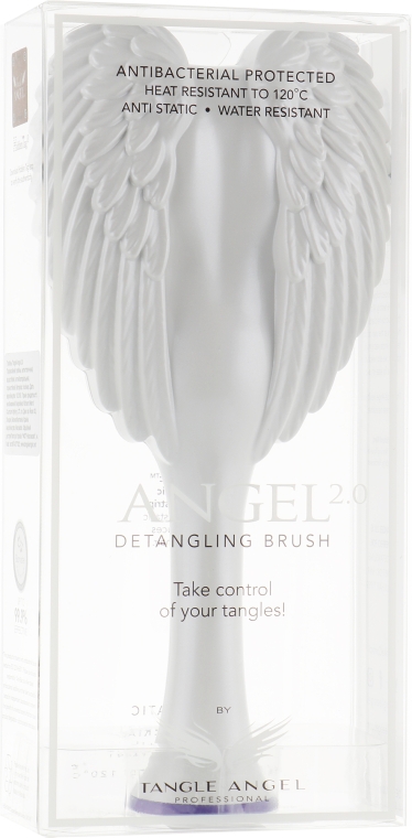 Расческа для волос - Tangle Angel 2.0 Detangling Brush White — фото N1