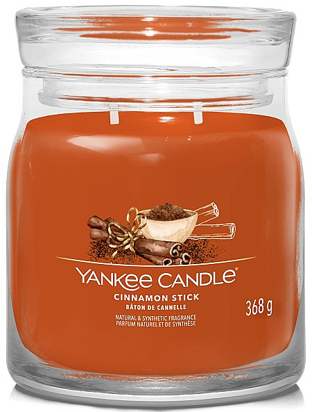Ароматична свічка в банці "Cinnamon Stick", 2 ґноти - Yankee Candle Singnature — фото N1