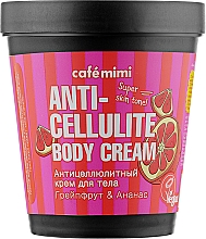 Духи, Парфюмерия, косметика Антицеллюлитный крем для тела "Грейпфрут и ананас" - Cafe Mimi Anti-Cellulite Body Cream