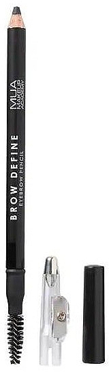 Карандаш для бровей - MUA Brow Define Eyebrow Pencil — фото N1