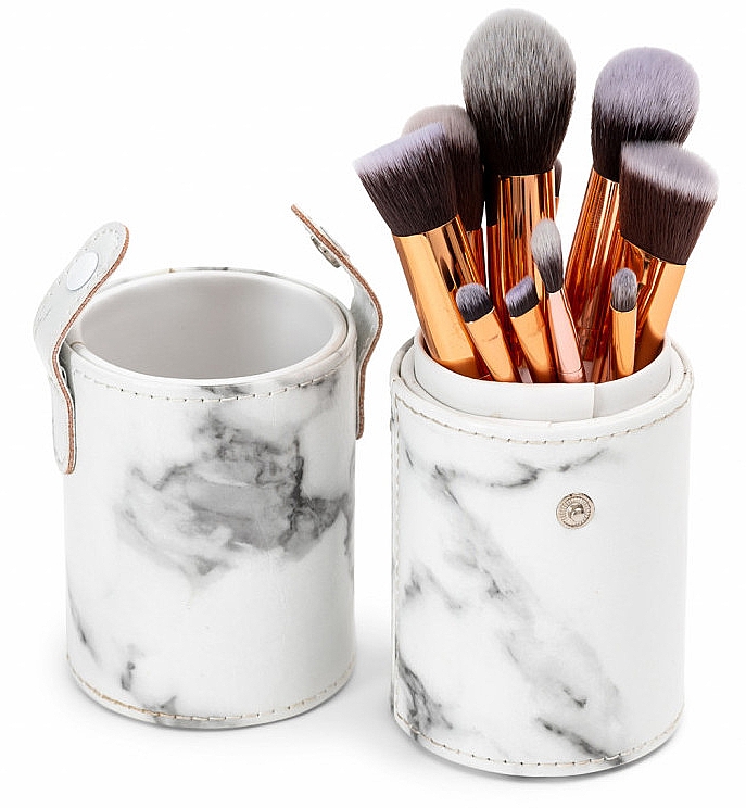 Набор кистей для макияжа в футляре, 10 шт - Zoe Ayla 10-Piece Makeup Brush Set — фото N1