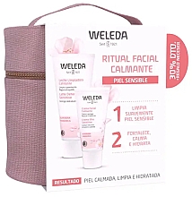 Духи, Парфюмерия, косметика Набор - Weleda Mandel Facial Ritual Pack (cr/75ml + f/milk/75ml + acc)