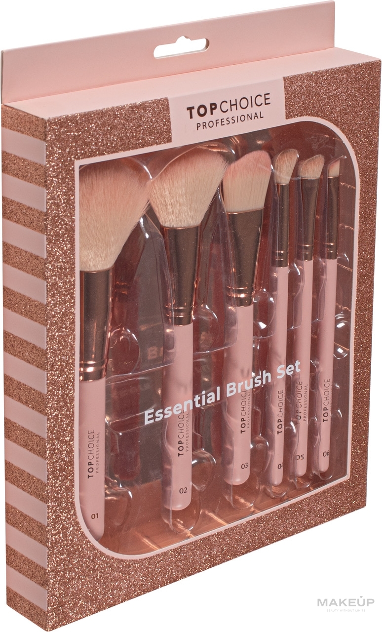 Набір пензлів для макіяжу, 38471 - Top Choice Make-Up Brush Set Essential — фото 6шт