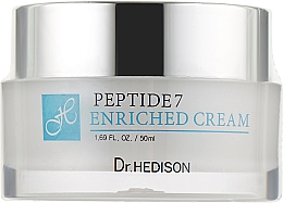 Парфумерія, косметика Крем проти зморшок, з пептидами - Dr.Hedison Cream 7 Peptide