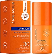 Сонцезахисний флюїд для обличчя - Lancaster Sun Beauty Nude Skin Sensation Sun Protective Fluid SPF30 — фото N2