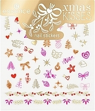 Духи, Парфюмерия, косметика Наклейки для ногтей - Essence Xmas Kisses Nail Stickers