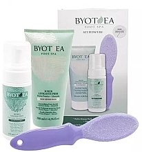 Набір - Byothea Foot SPA Set Pedicure (ft/scrub/200ml + ft/mousse/15ml + ft/file) — фото N2