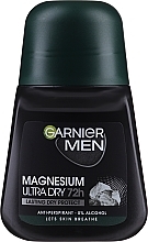 Дезодорант шариковый - Garnier Men Mineral Magnesium Ultra-Dry Anti-Perspirant Roll-On — фото N1