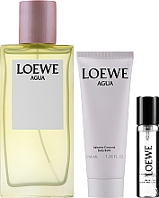 Парфумерія, косметика Loewe Agua de Loewe - Набір (edt/100ml + b/balm/40ml + edt/10ml)