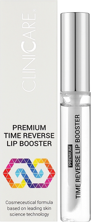 Антивозрастный премиум-бустер для губ - ClinicCare Premium Time Reverse Lip Booster — фото N2