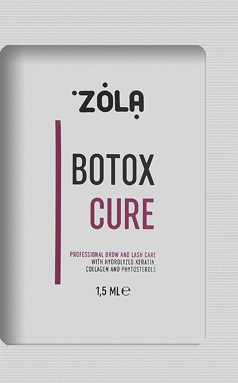 Ботокс для брів і вій - Zola Botox Cure (саше) — фото N1
