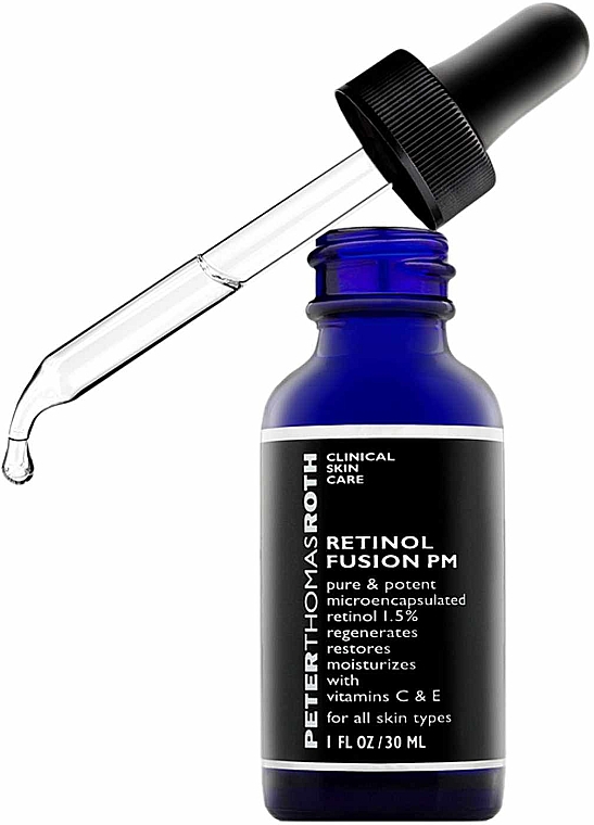 Нічна сироватка для обличчя з ретинолом - Peter Thomas Roth Retinol Fusion PM Night Serum — фото N2