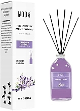 Аромадиффузор "Лаванда и мускус" - Loris Parfum Woox Reed Diffuser Lavender & Musk — фото N1