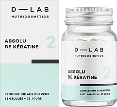 Пищевая добавка "Чистый кератин" - D-Lab Nutricosmetics Pure Keratin — фото N2