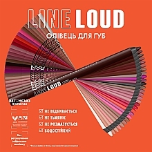 Олівець для губ - NYX Professional Line Loud Lip Liner — фото N4