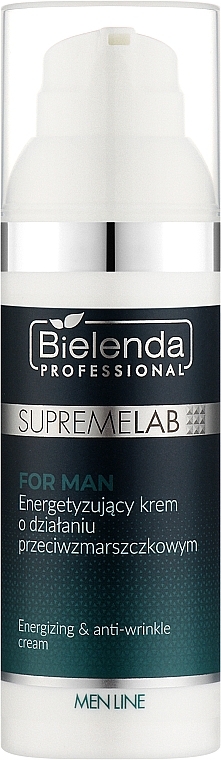 Енергетичний крем проти зморщок - Bielenda Professional SupremeLab For Man — фото N1