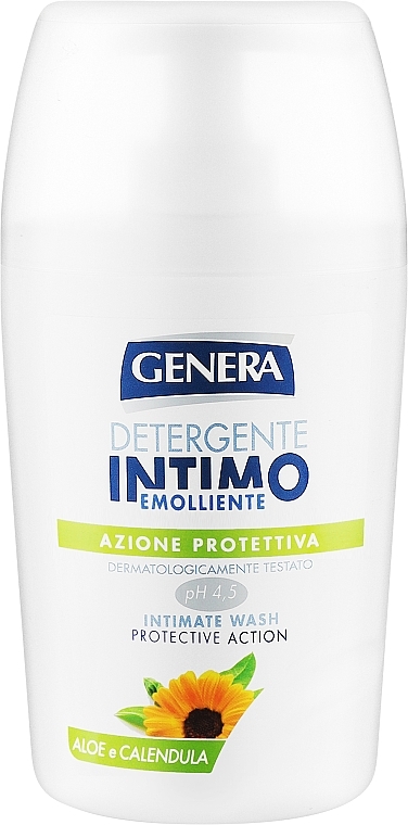 Средство для интимной гигиены "Алоэ и Календула" - Genera Detergente Intimo Emolliente Aloe e Calendula