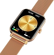 Смарт-годинник, золото, метал - Garett Smartwatch GRC Classic — фото N2