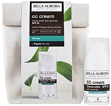 Набор - Bella Aurora CC Cream Oil Free Gift Set (cc/cr/30ml + bag/1pcs) — фото N1