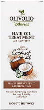 Парфумерія, косметика Олія для волосся "Кокосова олія" - Olivolio Coconut Oil Hair Oil Treatment