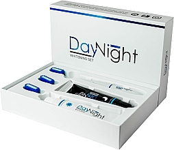 Парфумерія, косметика Набір - DayNight Whitenig Set (toothpaste/2x60ml + toothbrush/1pcs + refill/heads/2pcs)