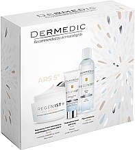 Парфумерія, косметика Набір - Dermedic Regenist Anti-Ageing Ars 5 (f/cr/50ml + eye/cr/7ml + micel/100ml)