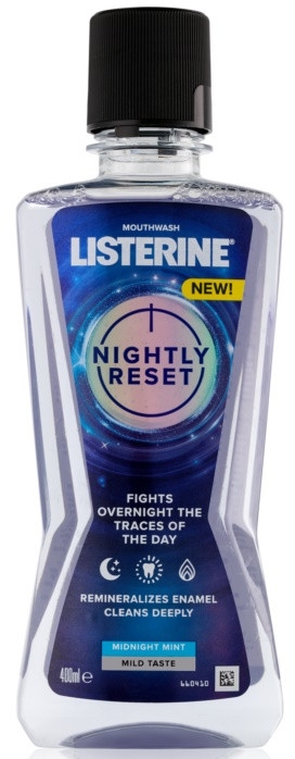 Ополаскиватель для полости рта "Ночное восстановление" - Listerine Nightly Reset — фото N1