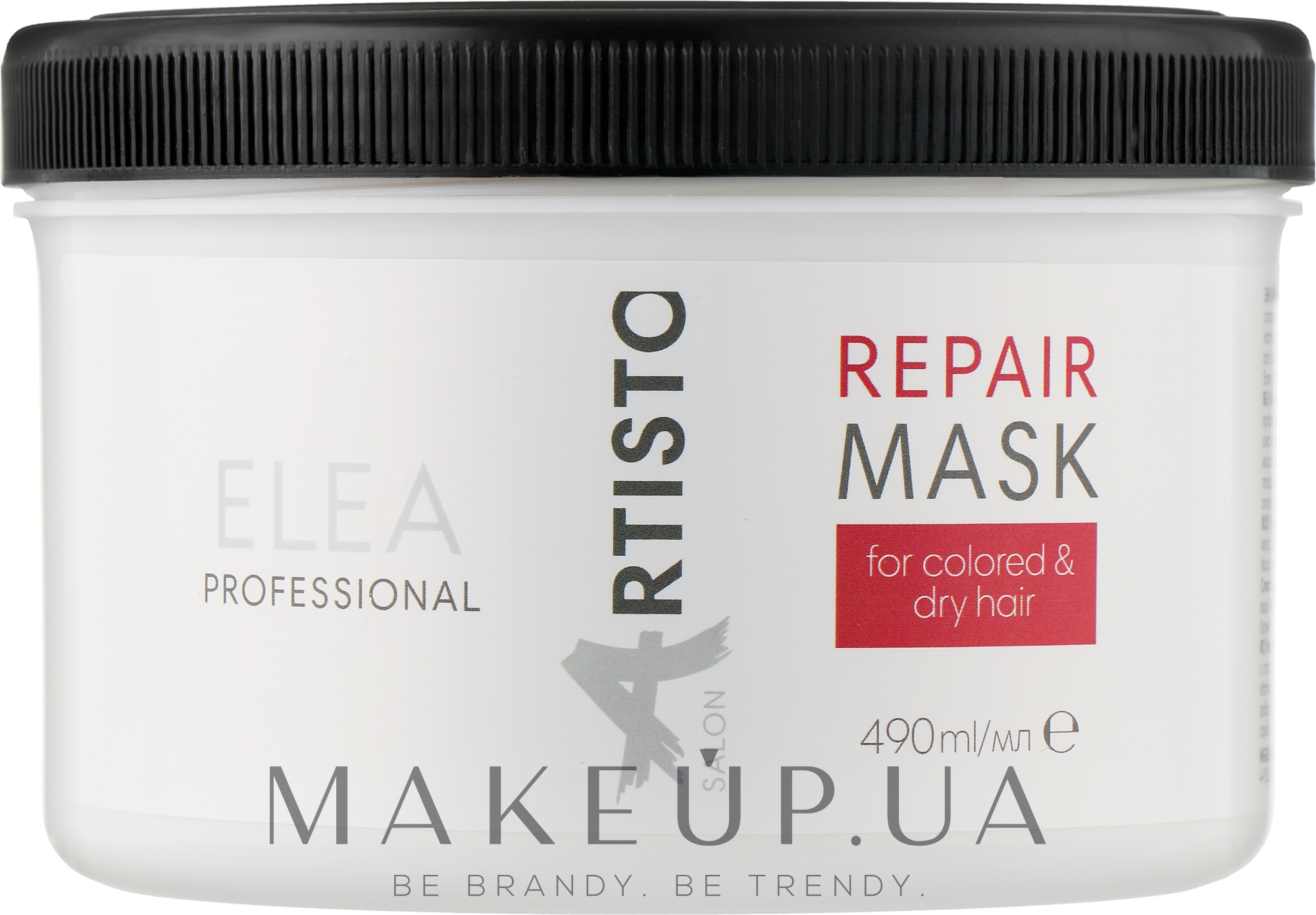 Маска восстанавливающая для окрашенных волос - Elea Professional Artisto Repair Mask For Colored & Dry Hair — фото 490ml