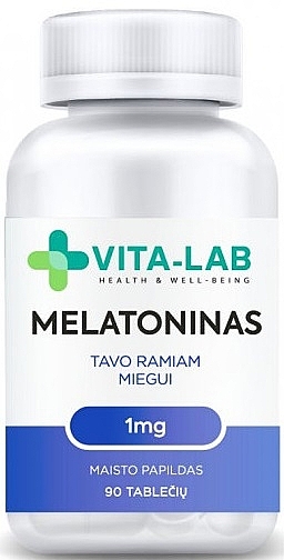 Пищевая добавка "Мелатонин", 1 мг - Vita-Lab Melatonin 1 mg — фото N1