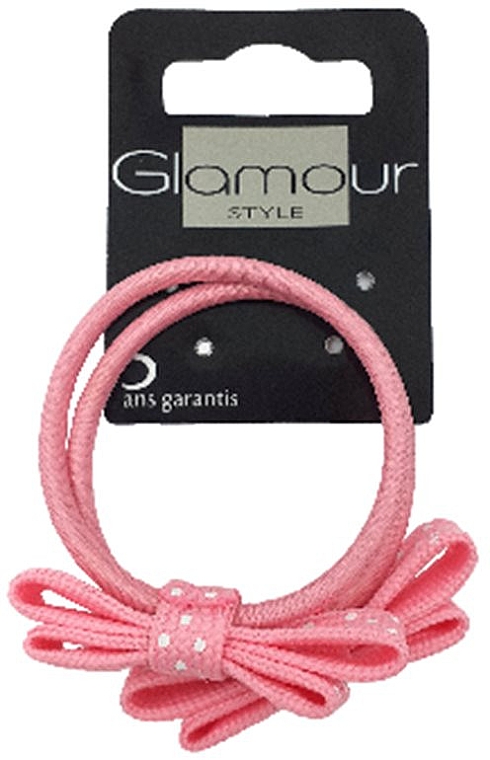 Резинки для волос, 413009, розовые - Glamour — фото N1