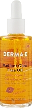 Парфумерія, косметика РОЗПРОДАЖ Олія для блиску шкіри обличчя - Derma E Radiant Glow Face Oil *