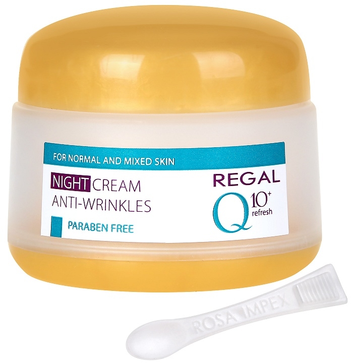 Ночной крем против морщин для нормальной и комбинированной кожи - Regal Q10+ Refresh Night Cream Anti-Wrinkles — фото N2