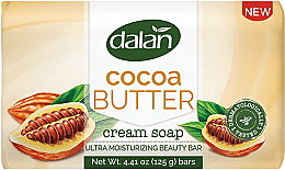 Туалетне мило "Масло какао" - Dalan Cream Soap — фото N1