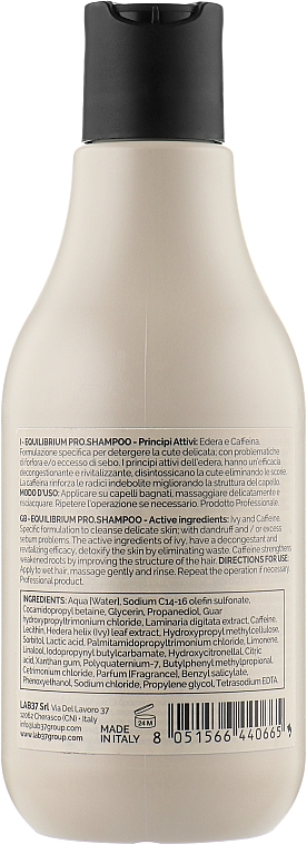 Восстанавливающий шампунь для волос - Pro. Co Equilibrium Shampoo — фото N2
